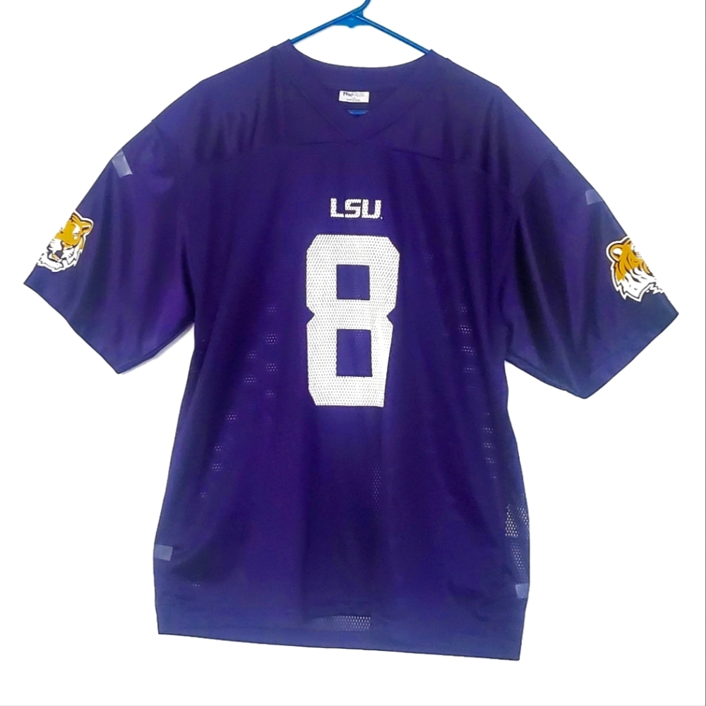 LSU Tigers Jersey Purple #8 L Large